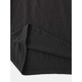 Mens Cotton Astronaut Colorful Planet Print O-Neck Casual Short Sleeve T-Shirts