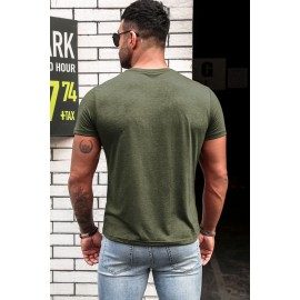 Green It's in My DNA Finger Print Mens T Shirt