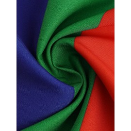 Mens Cool Rainbow Striped Patch Pocket Short Sleeve Shirts